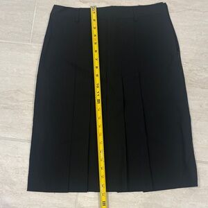 Theory Black Women's Pleated Skirt size 0